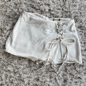 Altar'd State Emmy Lace Up Skort